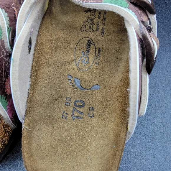 Birkenstocks Birki's Dorian Disney Tinkerbell Toddler's Shoe Size 9C Brown Green